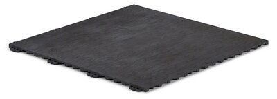 Plastiks Klickfliesen, natierlech Steen Look, BoPiedra, Schwaarz Plastiks Klickfliesen, natierlech Steen Look, BoPiedra, Schwaarz